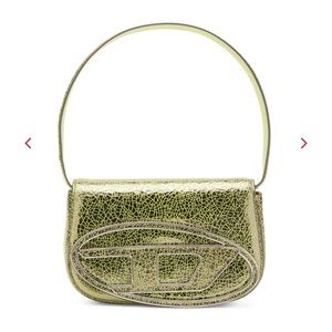 Diesel 1DR Shoulder Bag, Cracked Green